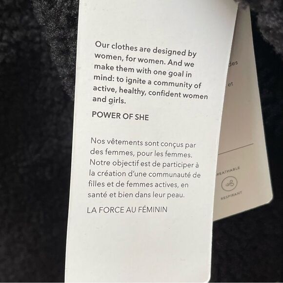 NWT ATHLETA Cozy Sherpa Snap Sweatshirt Size XL Black - Picture 13 of 16